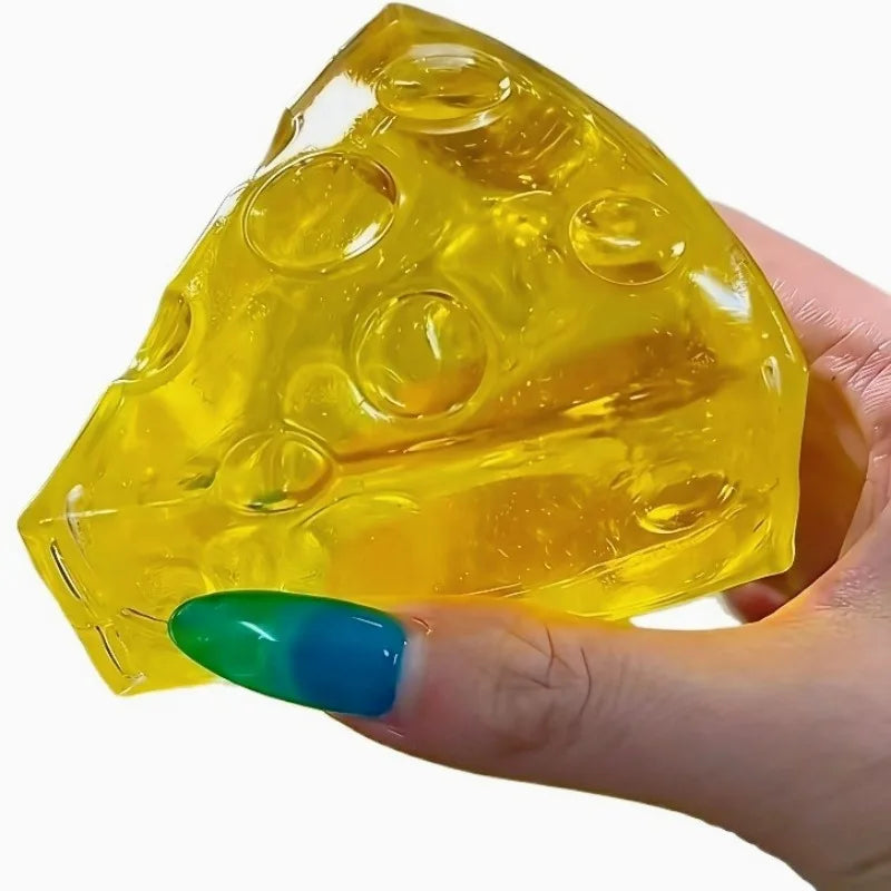 Squishy Honey Cheese Square 1Fidgets Toys Super Soft Mochi Cheese Squeeze Toy Funny Anti-stress Sensory Toy for Adults Gifts