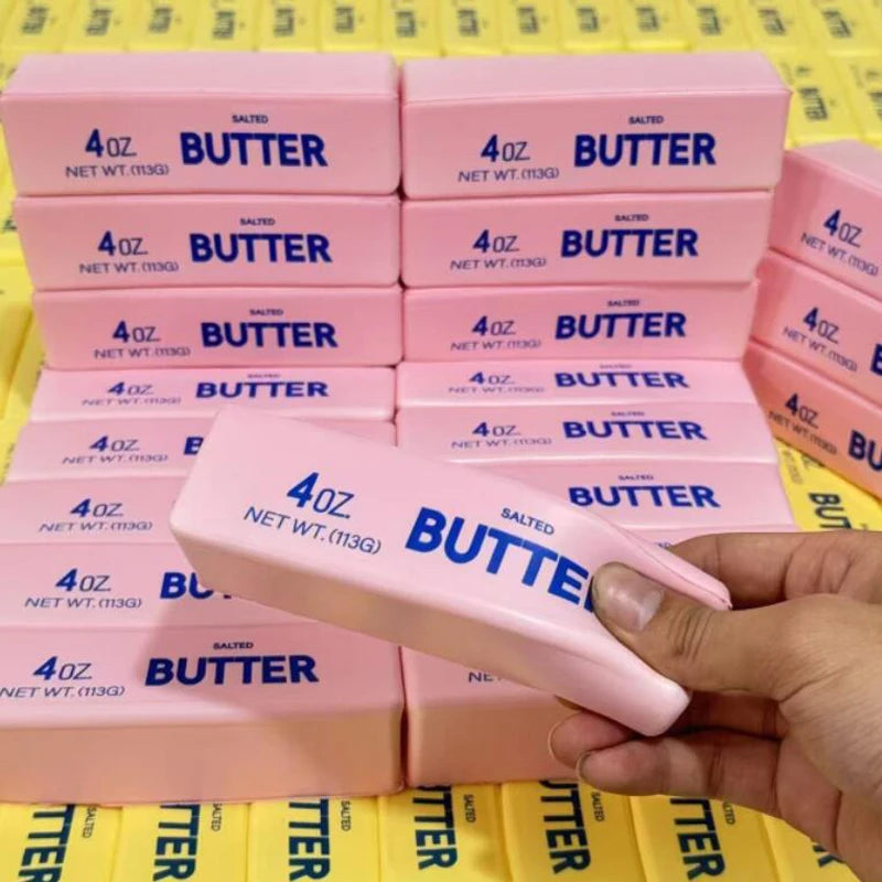 Squishy/; Butter Stick Squeeze Fidget Toy Sticky Butter Stick Shapeable Slow Rebound Fidget Squeeze Toy Sensory Fidget Toys