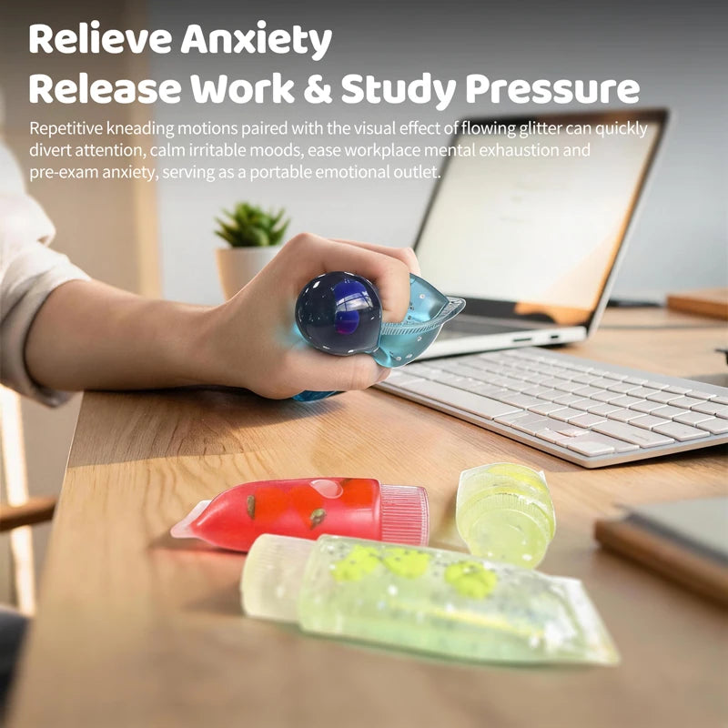 Squishy Toothpaste Squeeze Toy Soft Slow Rising Deformable Stress Relief Sensory Toys for Adults Party Favors Goodie Bag Fillers