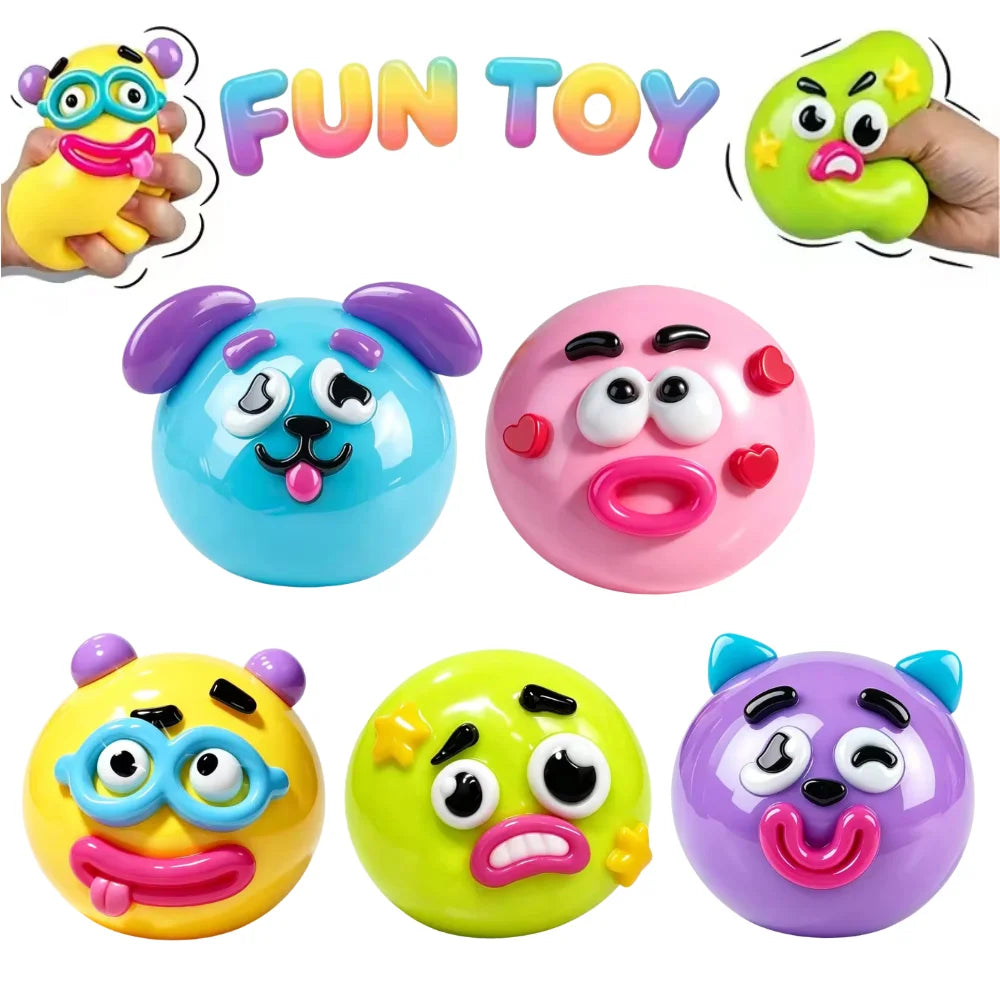 Smushers Squishy DIY Curiosities Dog Face Swap Soft Moldable Slow Rise Squeeze Toy Blind Box Relaxing Sensory Gift