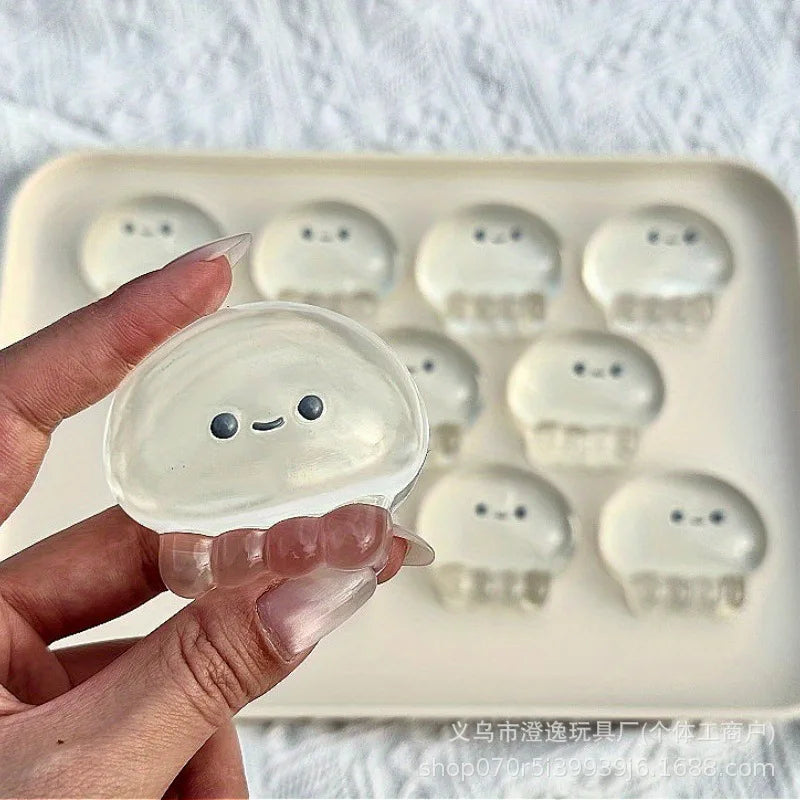Taba Squishy Jellyfish Fidget Toy Anxiety Relief Relaxation Squishy Desk Accessory Squishies Fidget Sensory Toys Gift