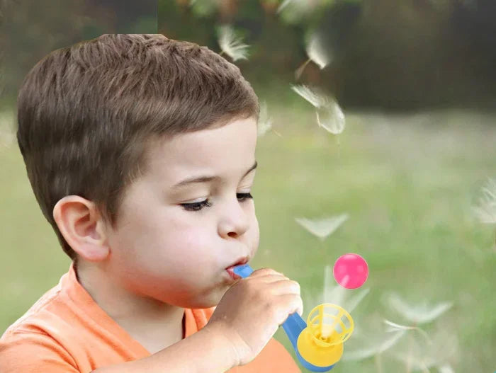 Kids Funny Board Game Toys 1/2pcs Balance Board Games for Children Blow ball Games Tobacco Pipe Blowing Ball Nostalgia Juggling