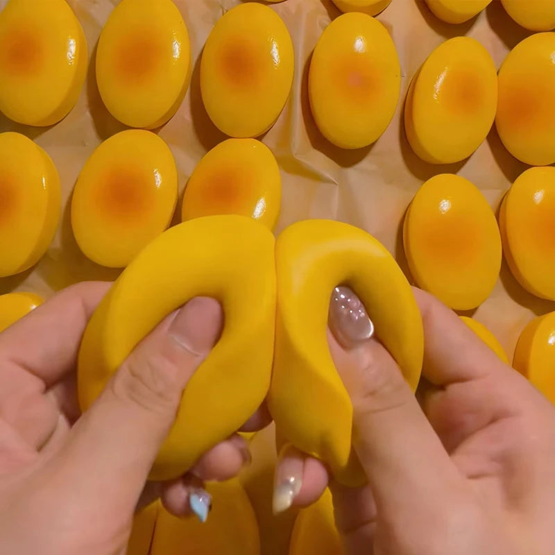 Squishy Cheese Shape Squishy Squeeze Toy Soft Slow Rising Stress Relief Sensory Fidget Toy Portable Anti-Anxiety for Adults