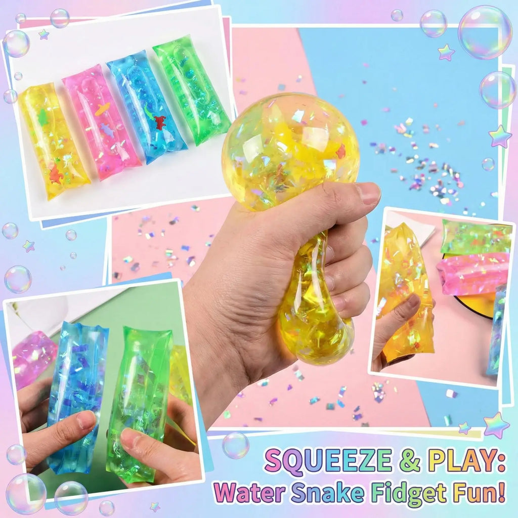 Squishs Aquishy Miniatures Sensory Squish Soothe Fidget Spinners Anxiety and Stress Relief Supplements