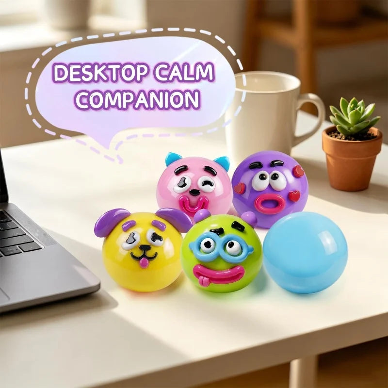 Smushers Squishy DIY Curiosities Dog Face Swap Toy Soft Slow Rise Squeeze Toy Adult Stress Relief Sensory Decompression Toy Gift