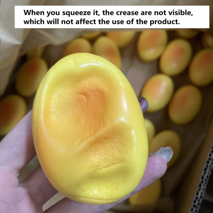 1pc Squishy Cheese Cake Bread Squeeze Toys Stress Relief Slow Rising Sensory Fidget Toys for Kids and Adults Soft Squeeze Toys