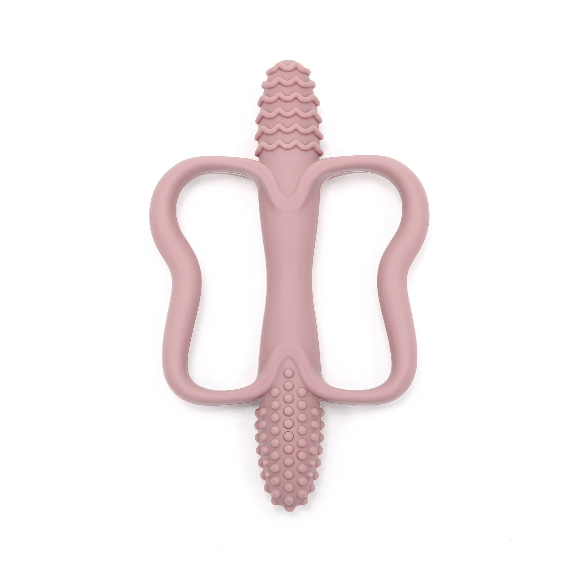 Baby teething toys with easy-grip handles, food-grade silicone teething toys, suitable for babies 0-6 months, 6-12 months