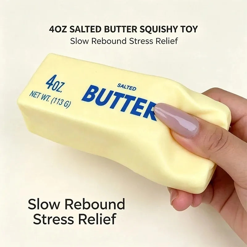 Squishy/; Butter Stick Squeeze Fidget Toy Sticky Butter Stick Shapeable Slow Rebound Fidget Squeeze Toy Sensory Fidget Toys