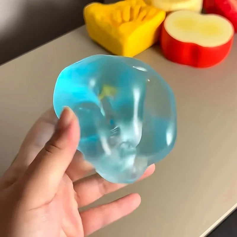 Squishy Toys Anti Stress  Sensory Fidgets Toy Soft Simulated Transparent Slow-rebound Sensory Fidgets Stress Relief Gifts New