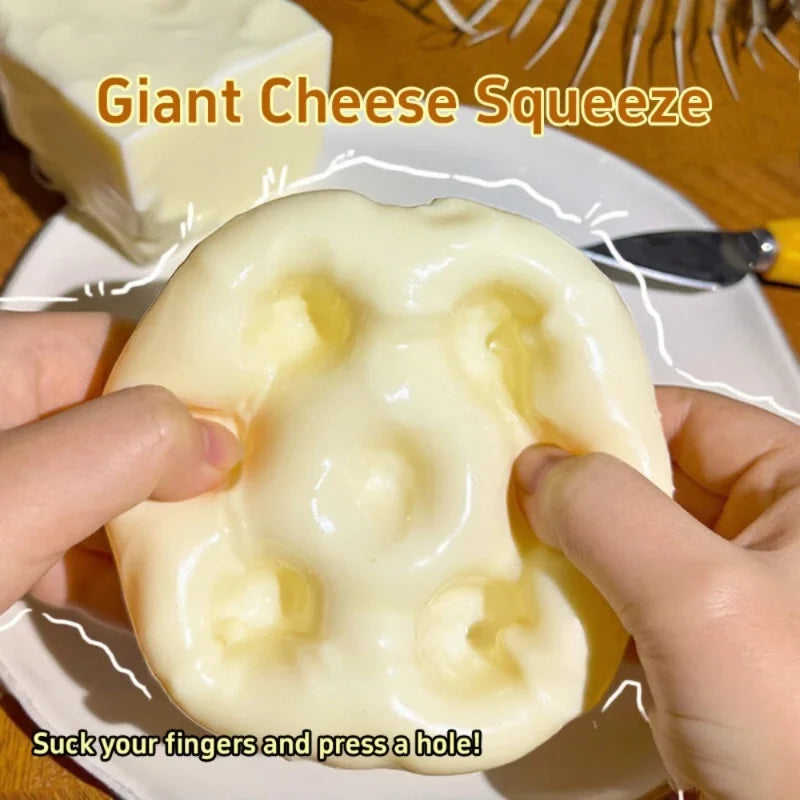 Squishy Cheese Cube Stress Balls Shapeable Squeezed Balls Non Rebound Sensory Fidgets and Adults Relaxing Gifts High Quality