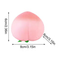 Peach SquishyStress Ball Portable Stretchy Nice Squishys Toys Fidget Sensory Toys For Birthday Holiday Spring Party Gifts