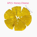 Squishy Honey Cheese Square Fidgets Toys Super Soft Mochi Cheese Squeeze Toy Funny Anti-stress Sensory Toy for Adults Gifts