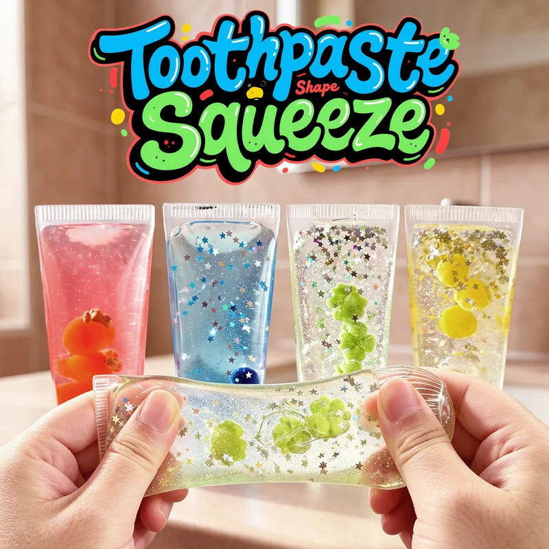 Squishy Toothpaste Squeeze Toy Soft Slow Rising Deformable Stress Relief Sensory Toys for Adults Party Favors Goodie Bag Fillers