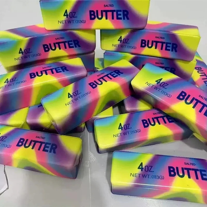 Squishy/; Butter Stick Squeeze Fidget Toy Sticky Butter Stick Shapeable Slow Rebound Fidget Squeeze Toy Sensory Fidget Toys