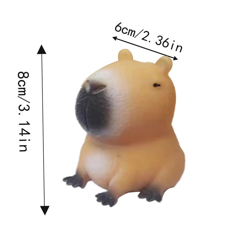 Squishys Capybara,Soft Pinch Toy,Squeeze Toys,Fidgets,Silicone Stress Relief Toy Sensory Toys Antiestres,Children's Gift