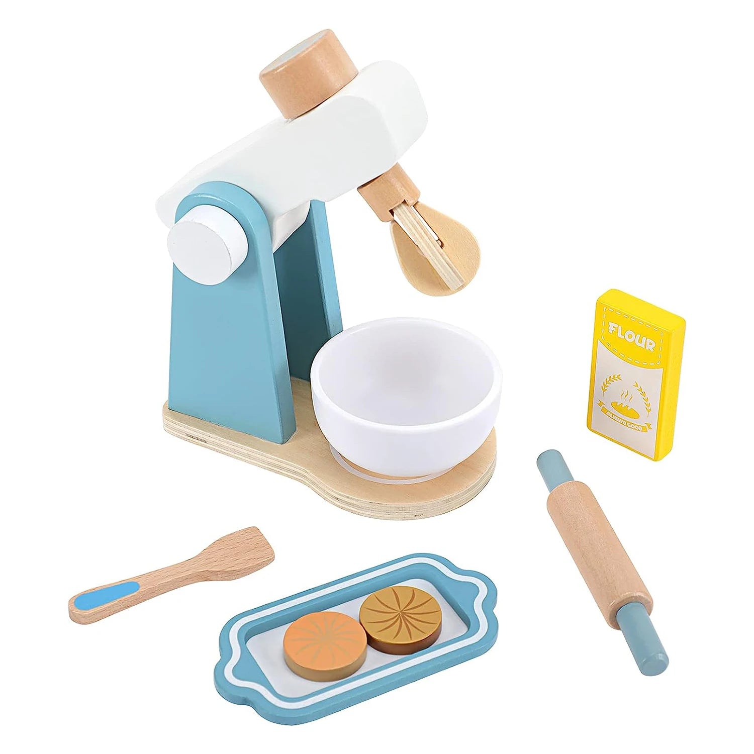Wooden Kitchen Toys, Pretend Play Role-Playing Games, Realistic Simulation, Gifts for Boys and Girls