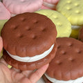 Squishy Simulated Cake Squeeze Toy Fidgets Toys Big Cookie Biscuit Slow Rising Squishy Anxiety Antistress Squishys Gifts Kids