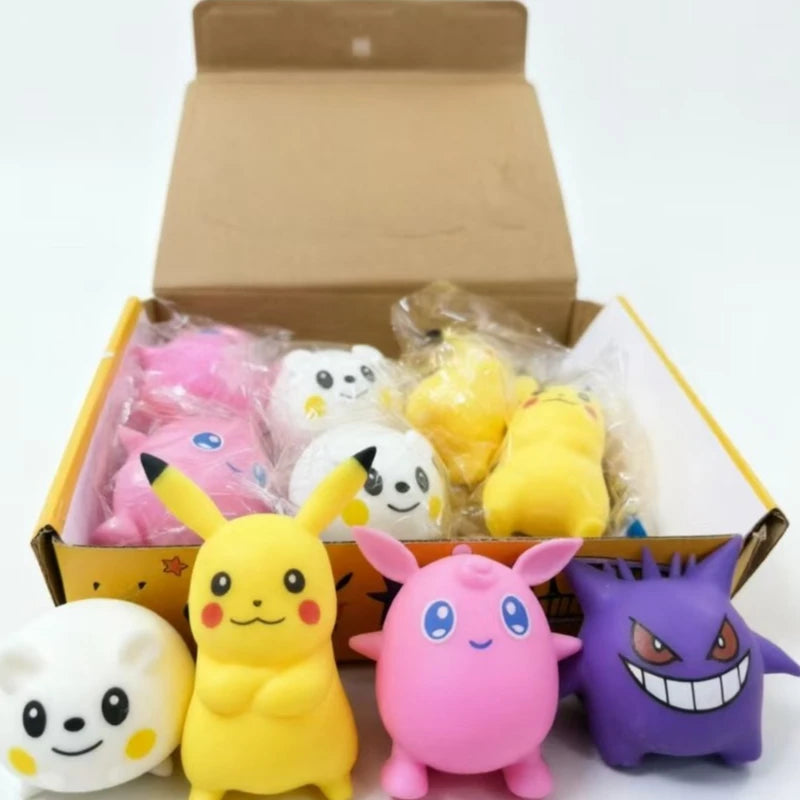 SQUISHY FRIENDS FOR INSTANT JOY! SOFT, CUTE, AND PERFECT FOR STRESS RELIEF. SQUEEZE AWAY THE WORRY AND BRING A SMILE TO YOUR DAY