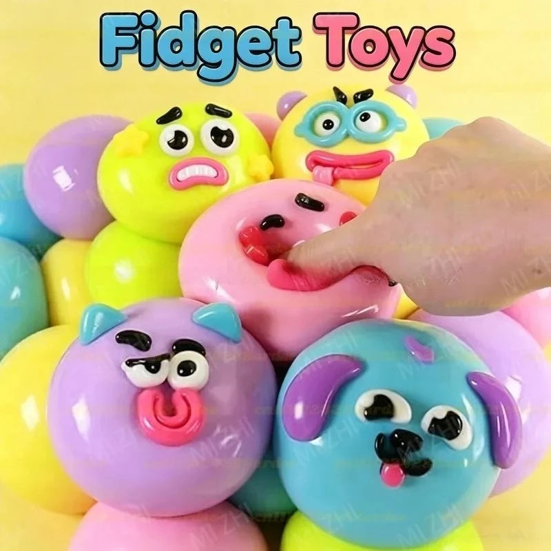 @2026 NEW Smushers Squishy, Curiosities Dog Face Swap Squishy Toy, Soft Moldable Cute Slow Rise Squeeze Toy, Relaxing Sensory