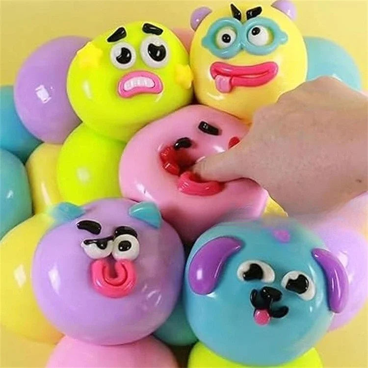 NEW Smushers Squishy, Curiosities Dog Face Swap Squishy Toy, Soft Moldable Cute Slow Rise Squeeze Toy, Relaxing Sensory