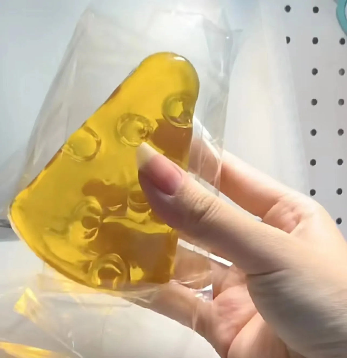 Squishy Honey Cheese Square Fidgets Toys Super Soft Mochi Cheese Squeeze Toy Funny Anti-stress Sensory Toy for Kids Adults