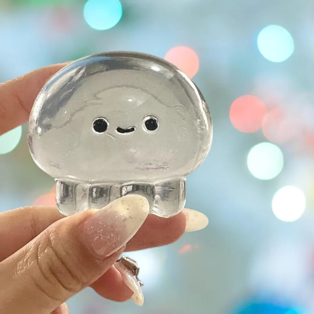 Taba Squishy Jellyfish Kawaii Stress Relieving Sensory Fidget Toys for Anxiety&Relaxation Desk Accessory