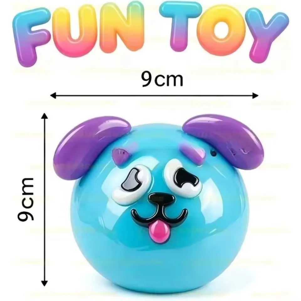 Smushers Squishy DIY Curiosities Dog Face Swap Soft Moldable Slow Rise Squeeze Toy Blind Box Relaxing Sensory Gift