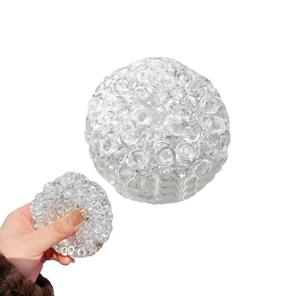 Squishy Balls Ice Beads Stress Relief Toy Super Soft Mochi Fidget Toy with Slow Rebound Texture for Kid Adult Anxiety Relaxation
