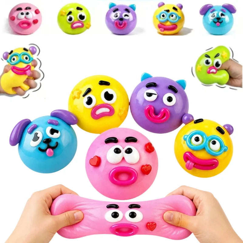 @2026 NEW Smushers Squishy, Curiosities Dog Face Swap Squishy Toy, Soft Moldable Cute Slow Rise Squeeze Toy, Relaxing Sensory