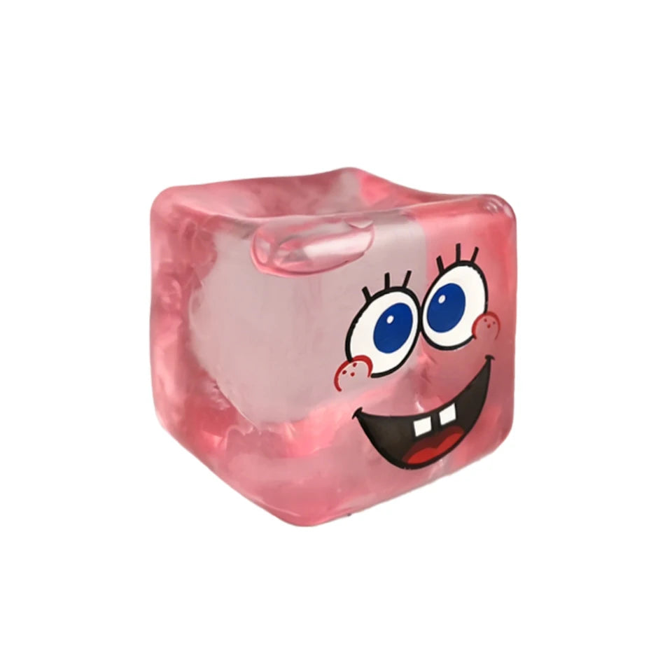 Squishy In Stock SpongeBob Squishy Stress Relief Cube Toy, Malt Sugar Slow Rebound Squeeze Fidget Toy Birthday Gift