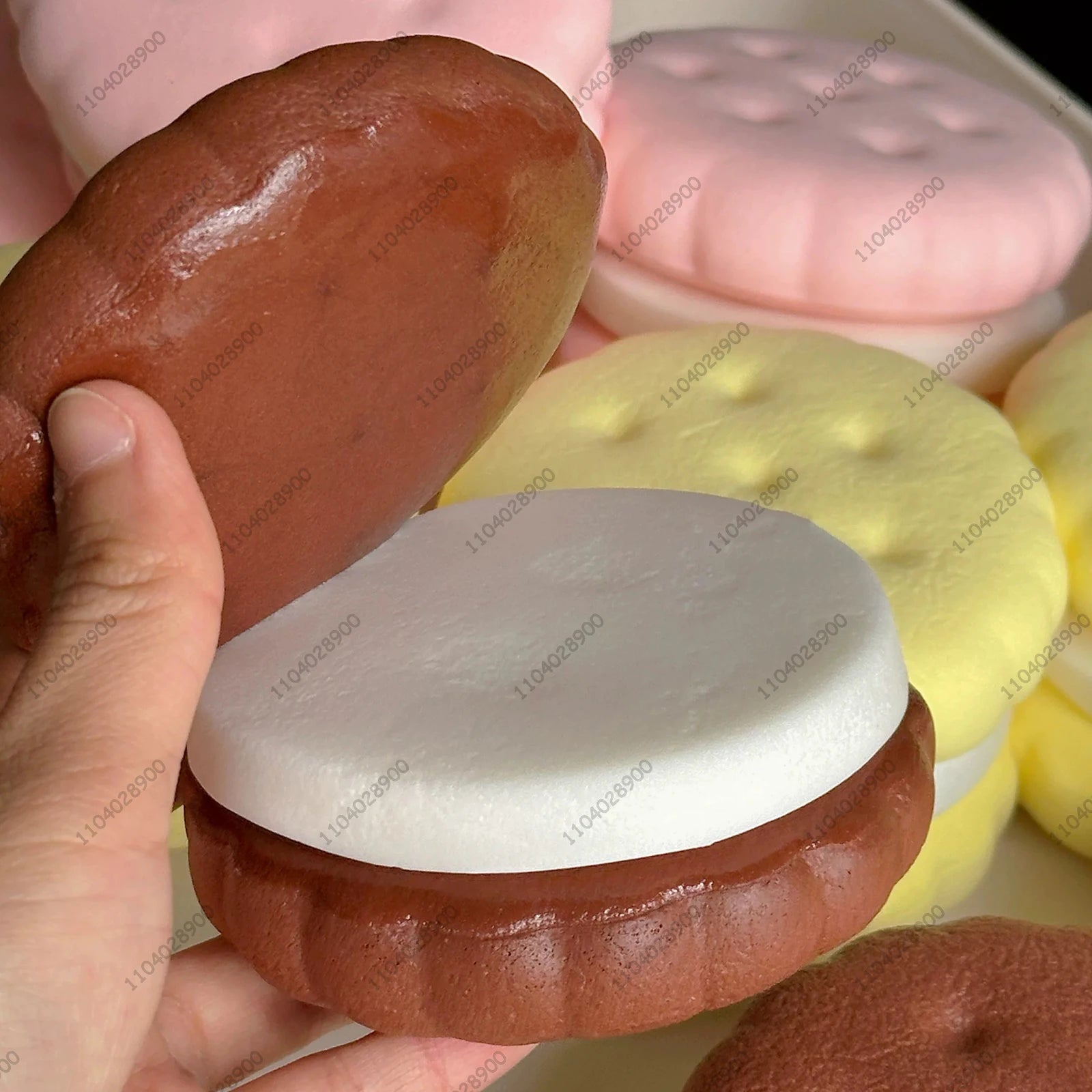 Squishy Simulated Cake Squeeze Toy Fidgets Toys Big Cookie Biscuit Slow Rising Squishy Anxiety Antistress Squishys Gifts Kids