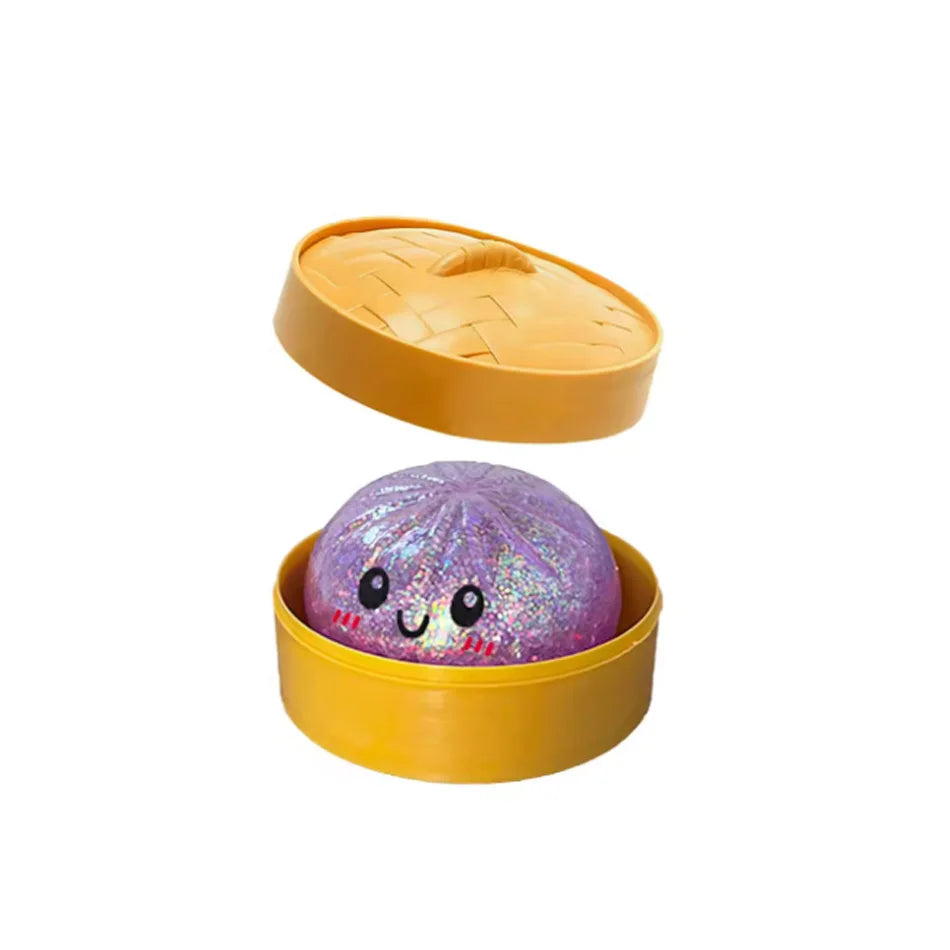 Squishy Toys Collection, Slow Rising Soft Squeeze Fidget Sensory Toys, Simulation Food Series Including Dumpling Squishy, Butter