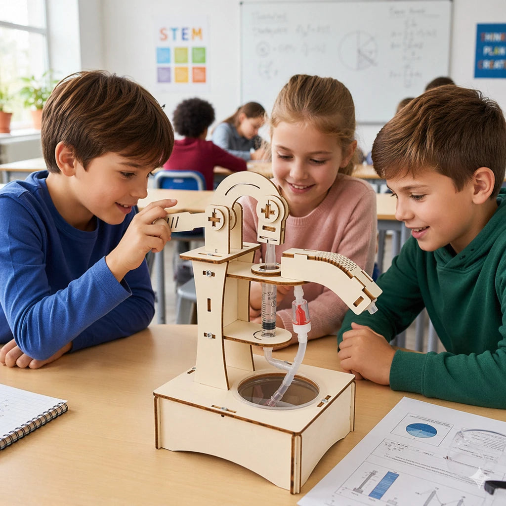 Kids STEM Toys DIY Physical Model Science Experiment Educational Toy Handmade Small Production Assembly Craft Technology Project