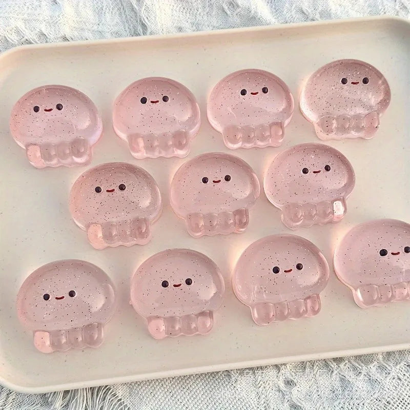 Taba Squishy Jellyfish Fidget Toy Anxiety Relief Relaxation Squishy Desk Accessory Squishies Fidget Sensory Toys Gift