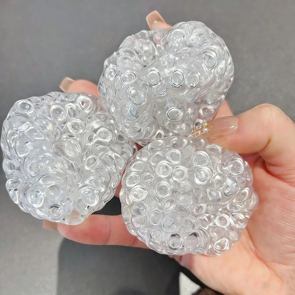 Squishy Balls Ice Beads Stress Relief Toy Super Soft Mochi Fidget Toy with Slow Rebound Texture for Kid Adult Anxiety Relaxation