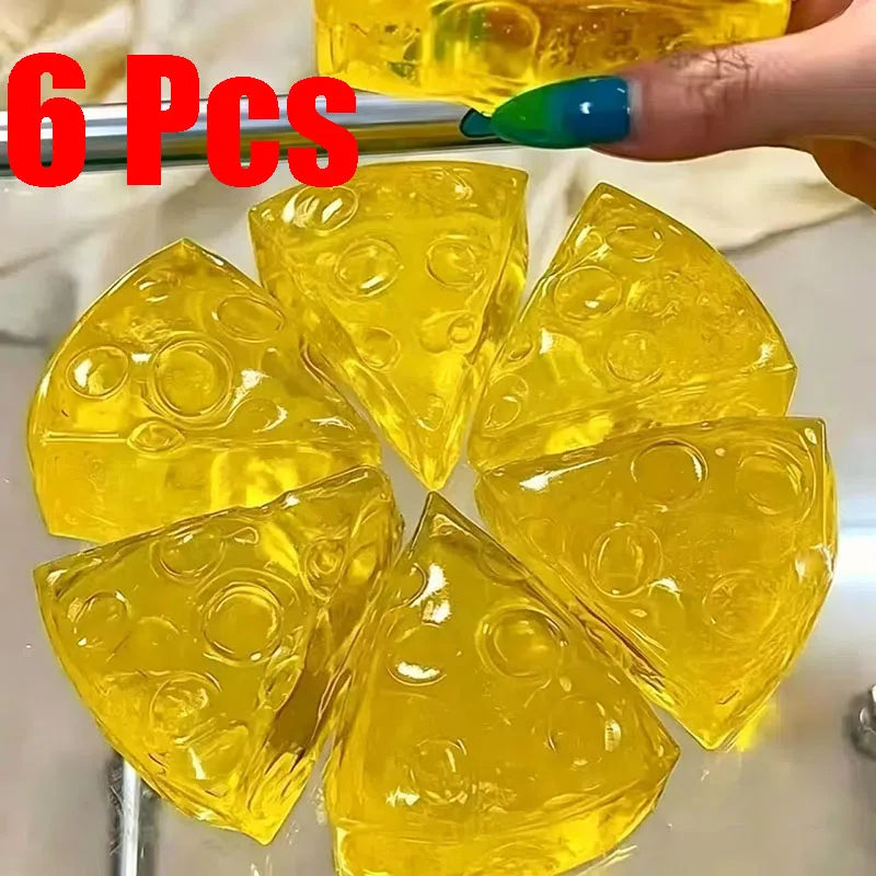 Squishy Honey Cheese Square Fidgets Toys Super Soft Mochi Cheese Squeeze Toy Funny Anti-stress Sensory Toy For Adults Gifts