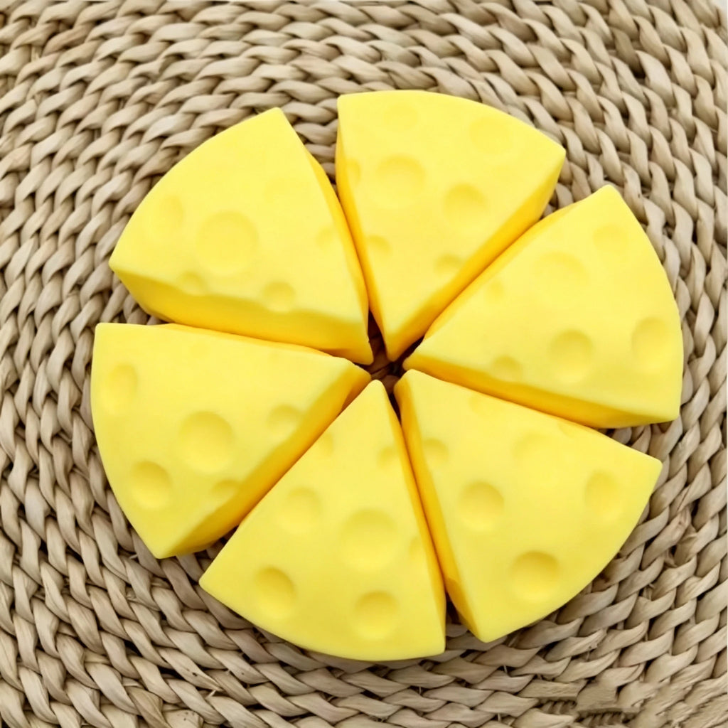 Squishy Honey Cheese Square Fidgets Toys Super Soft Mochi Cheese Squeeze Toy Funny Anti-stress Sensory Toy for Adults Gifts